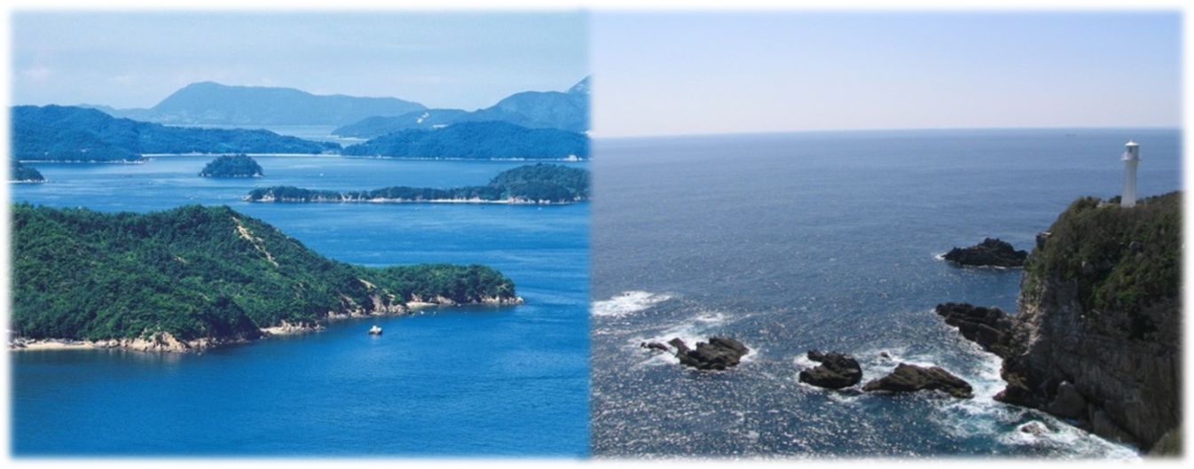 瀬戸内海と太平洋のイメージ写真