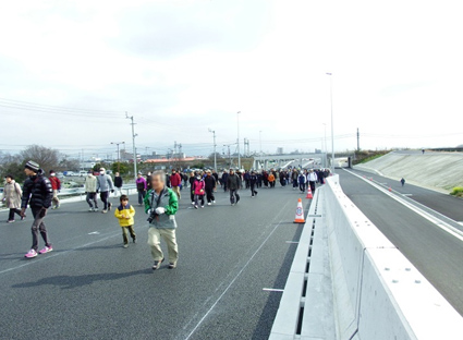 写真：【石手川橋へ向けて出発！】
