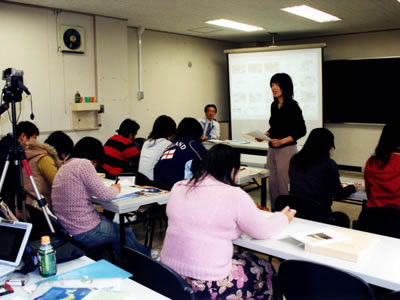 徳島大学での説明