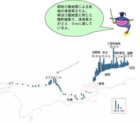 我が国の津波・地震による被害