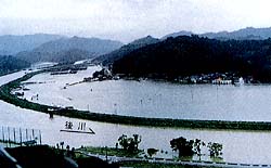 後川浸水状況