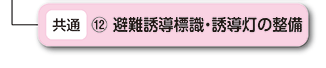 避難誘導標識・誘導灯の整備