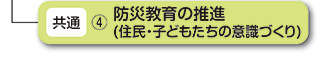 防災教育の推進(住民・子どもたちの意識づくり)