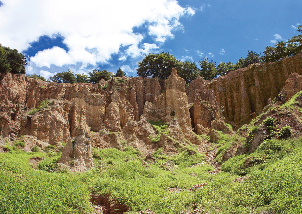 Naturally Sculpted Beauty: The Earth Pillars of Awa