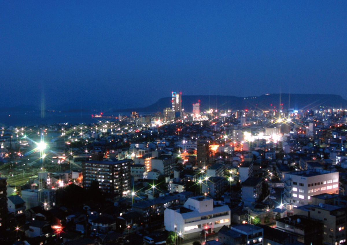 Sweeping Views of Seto Inland Sea, Yashima, and the City of Takamatsu