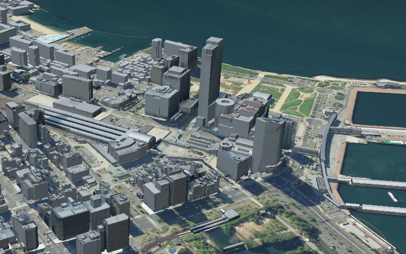 高松市3D都市データ