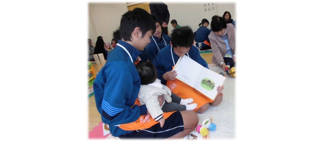 赤ちゃん授業の様子の写真