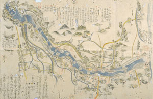 物部川絵図