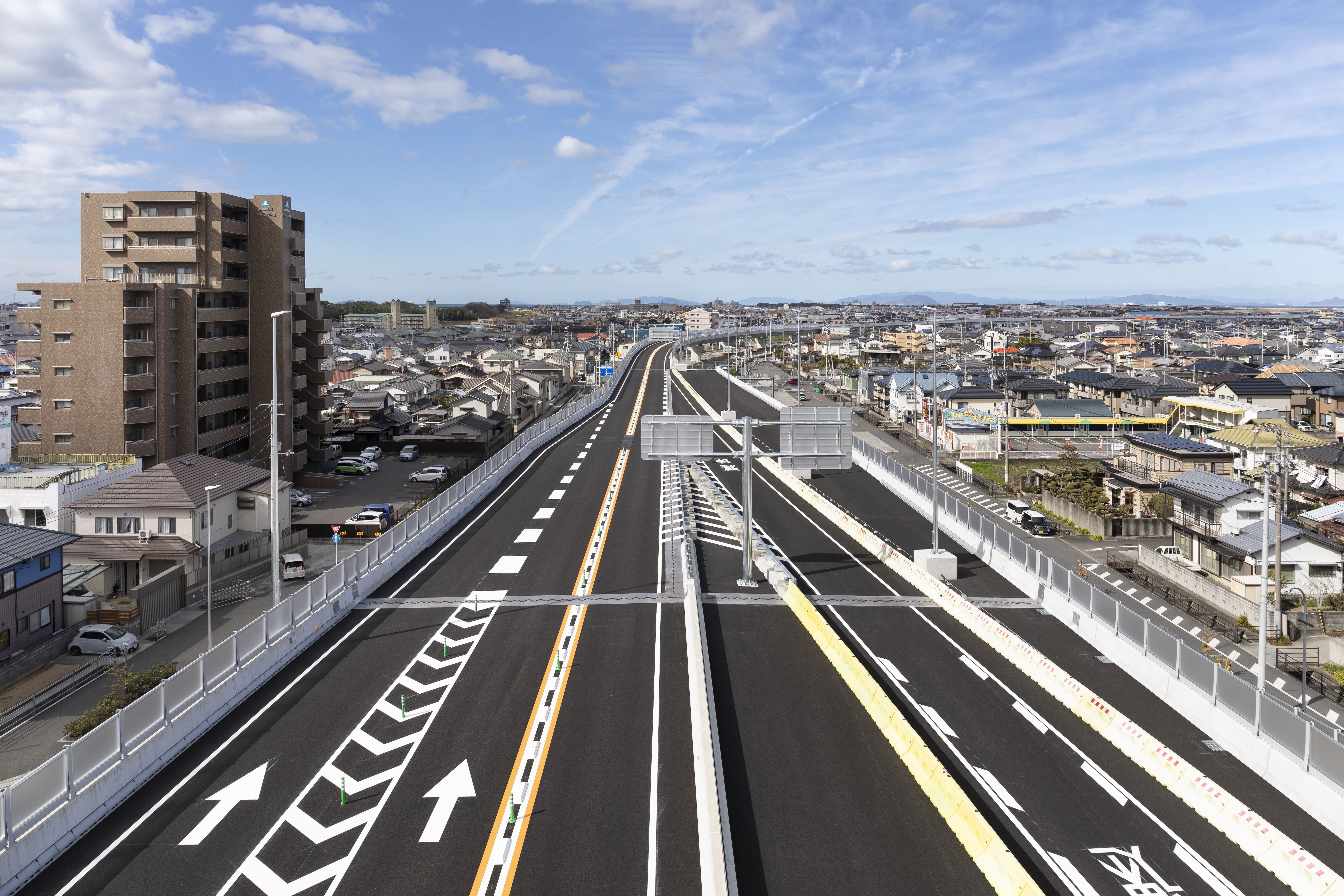 伊予鉄道郡中線西側～東垣生町
