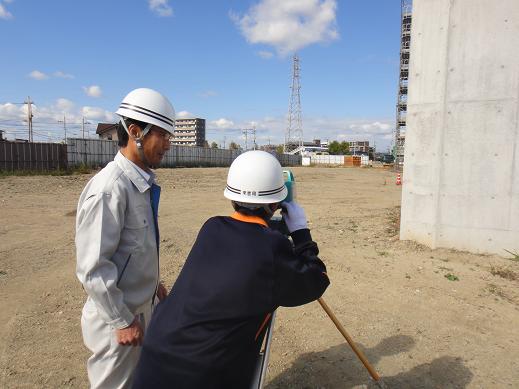 写真：【測量体験】
