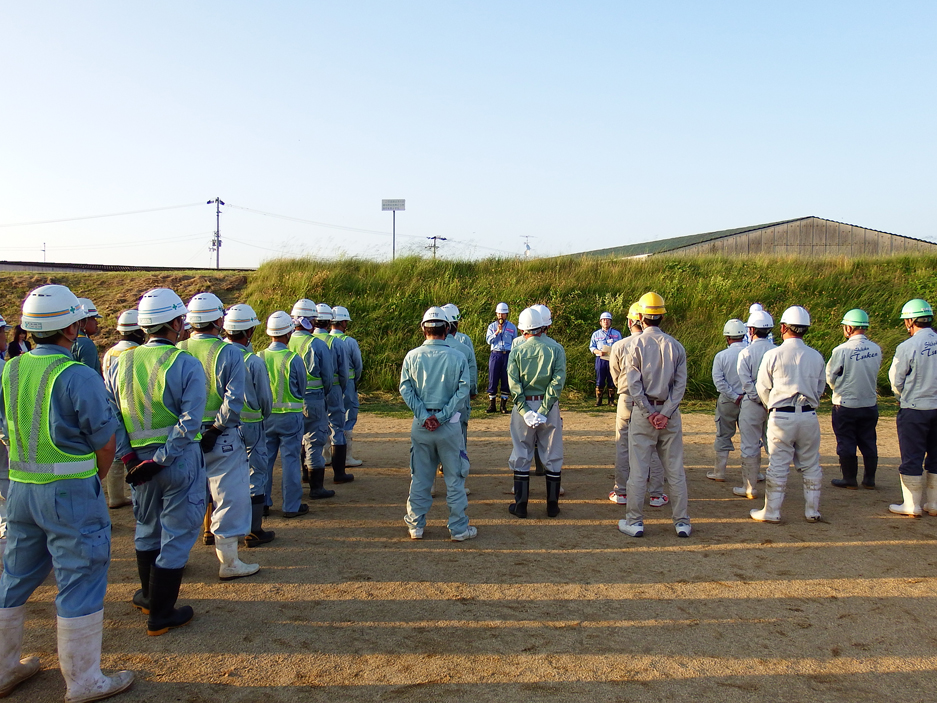 写真：【事務所長　訓練開会挨拶】