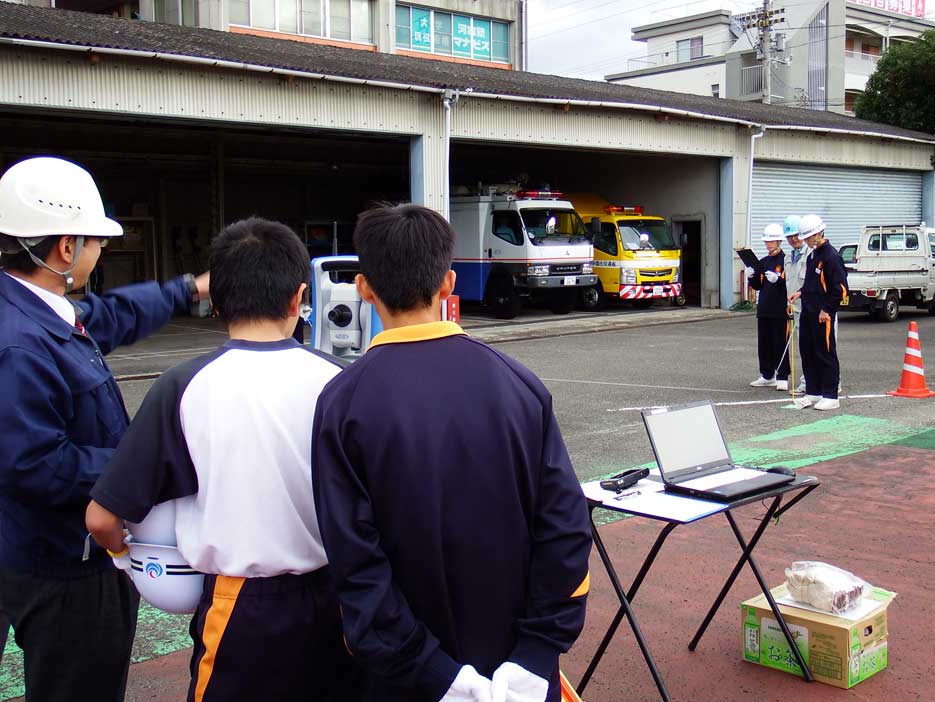 写真：【測量体験】