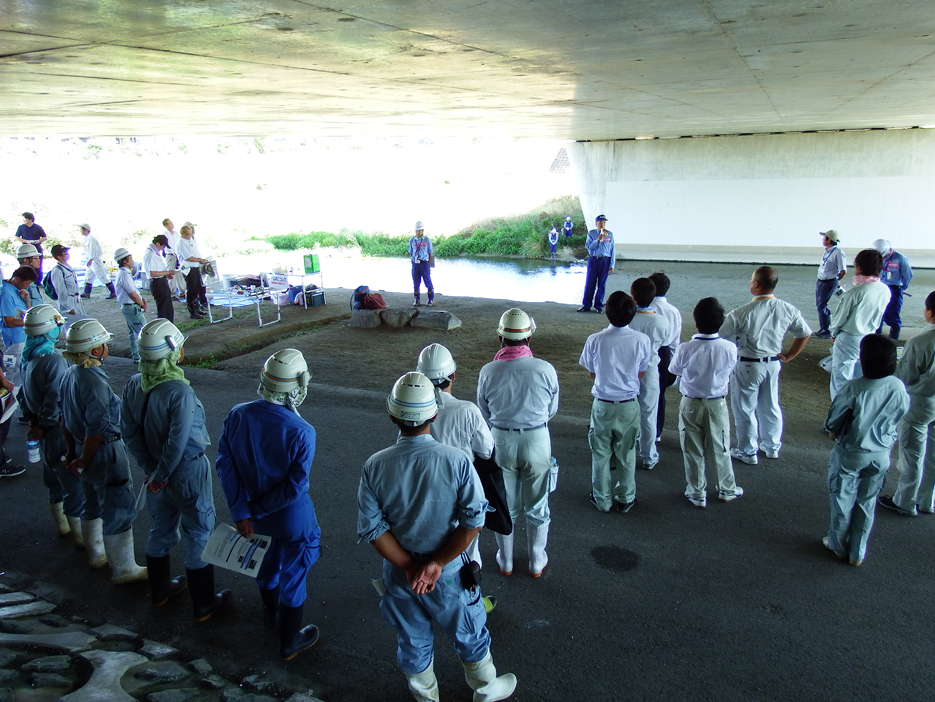 写真：【対策技術訓練　：　開催挨拶】