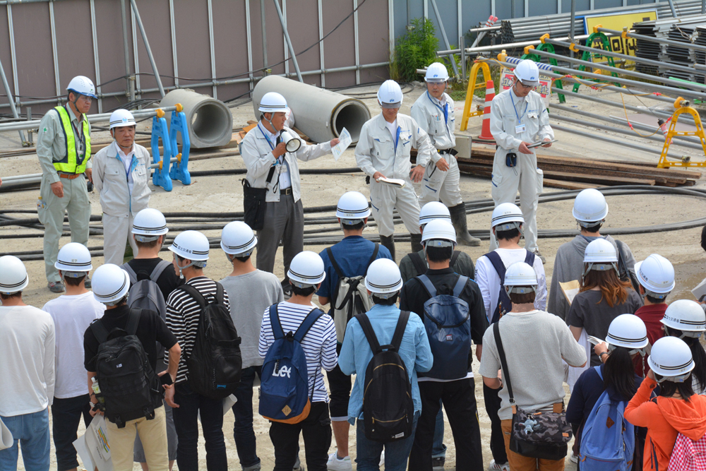 写真：【空港線工事説明】