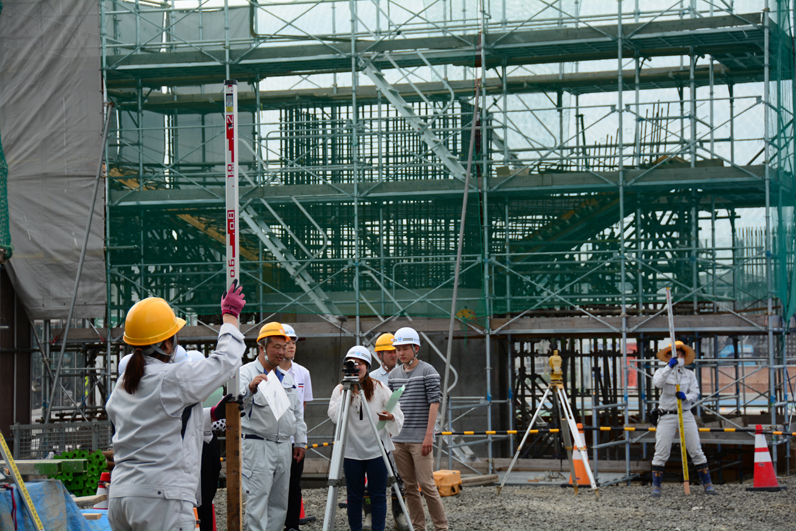 写真：【測量体験】