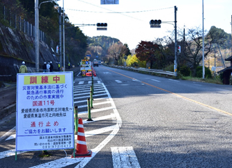 写真：【訓練会場状況】