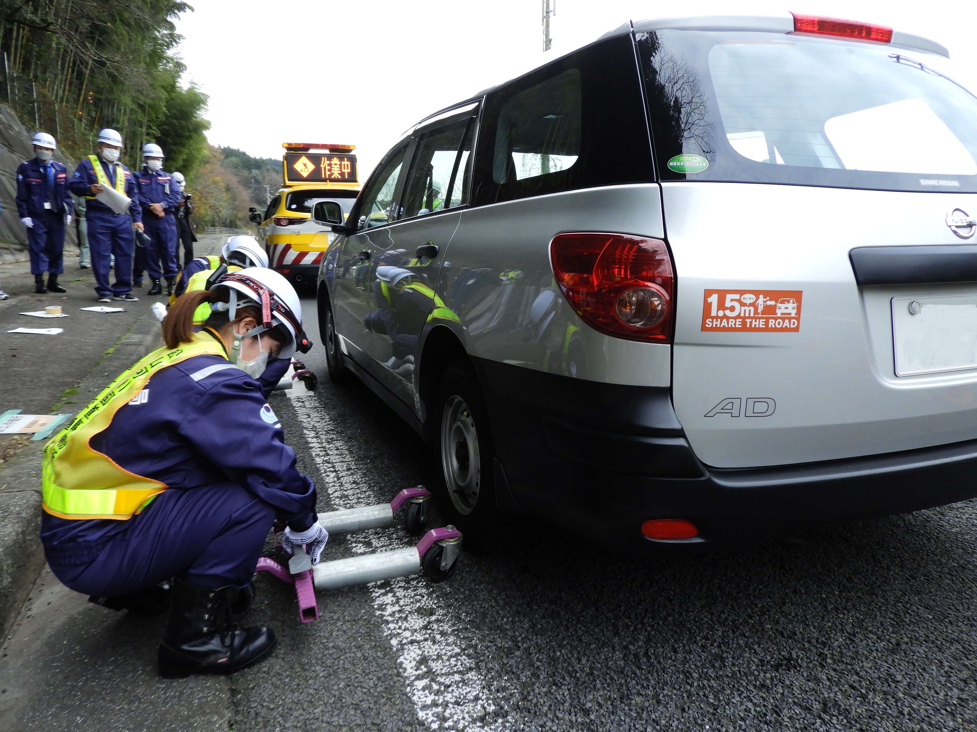 写真：【車両移動】