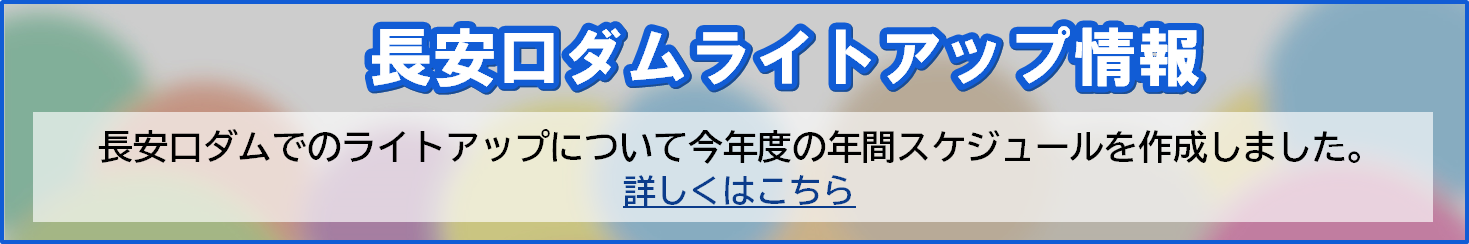 長安口ダムライトアップ