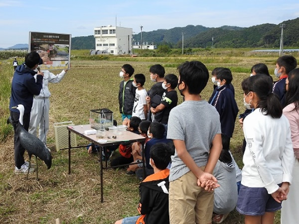 ツルの自然体験学習会