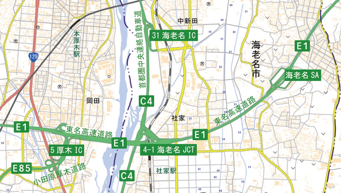 地図における表示イメージ