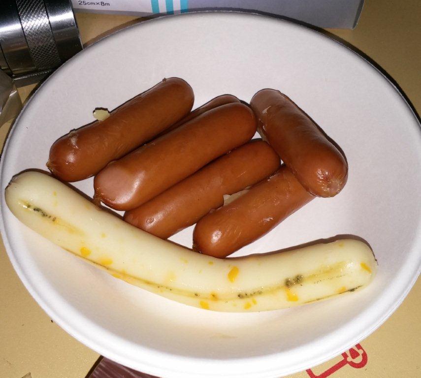 ソーセージの燻製