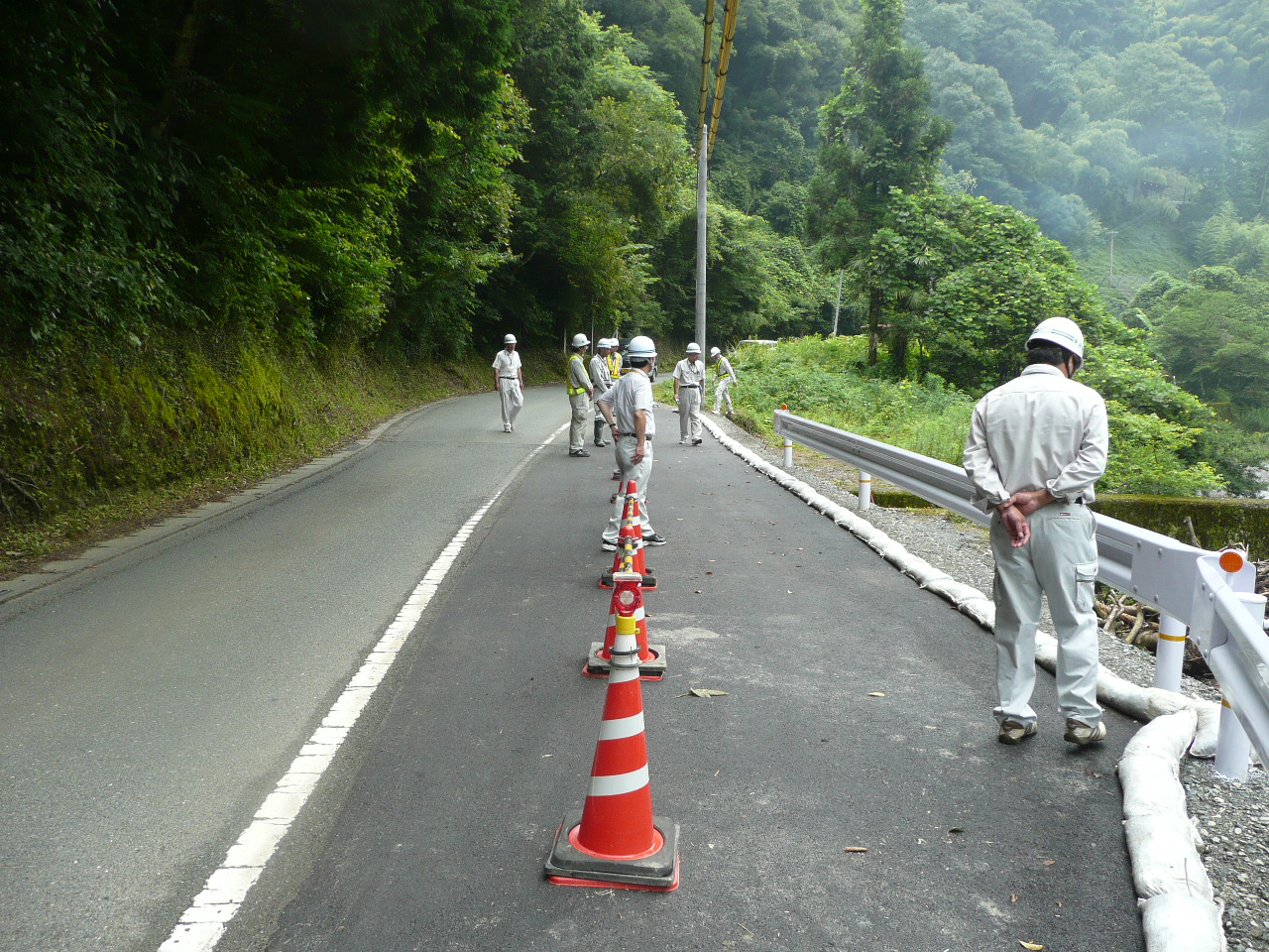 県道部分拡幅１