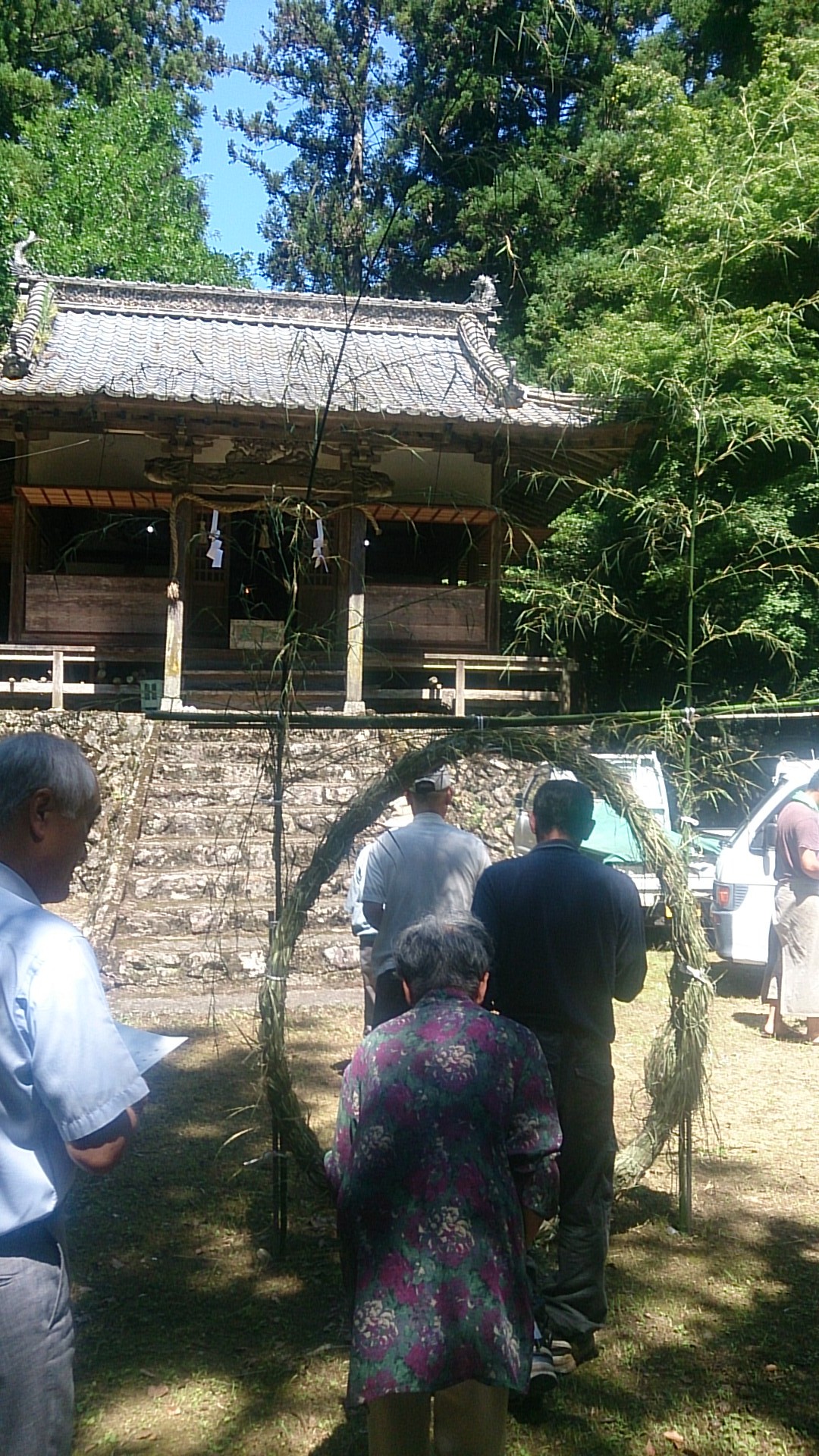 夏越祭の様子