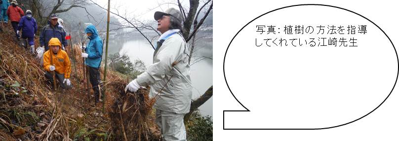 鹿野川湖桜の植樹会4